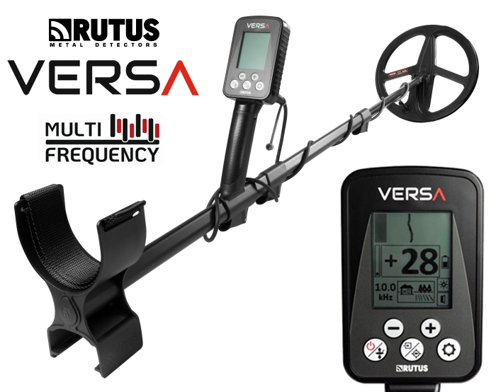 Rutus Versa metal detector per tutte le ricerche anche in immersione