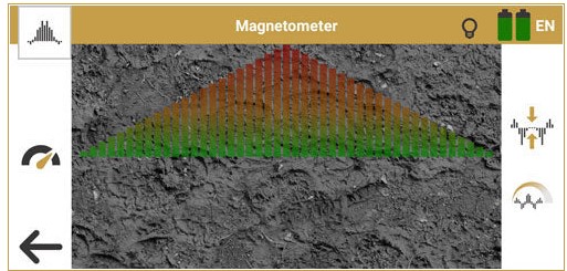 Modalità Magnetometro con Okm Delta Ranger Professional